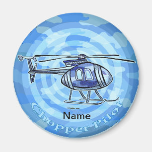 Aimant Blue Sky Helicopter
