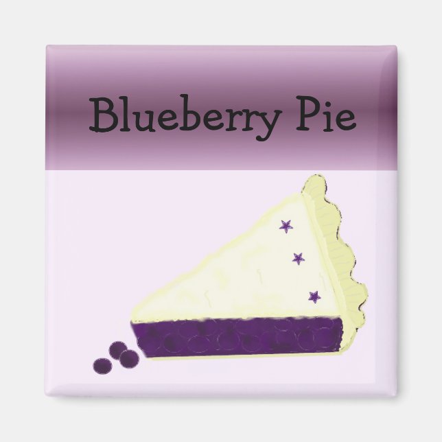 Aimant Blueberry Pie (Devant)