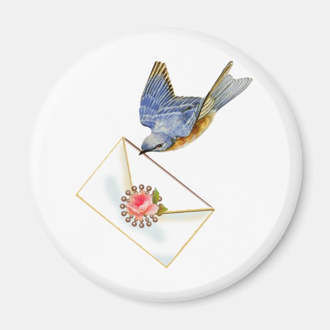 Aimant Bluebird de bonheur (Devant)