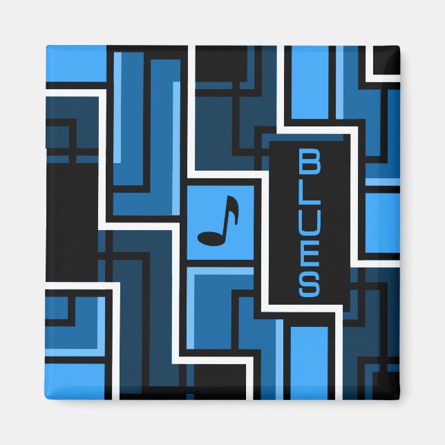 Aimant blues (Devant)