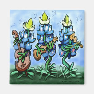 Aimant Blues Bonnets