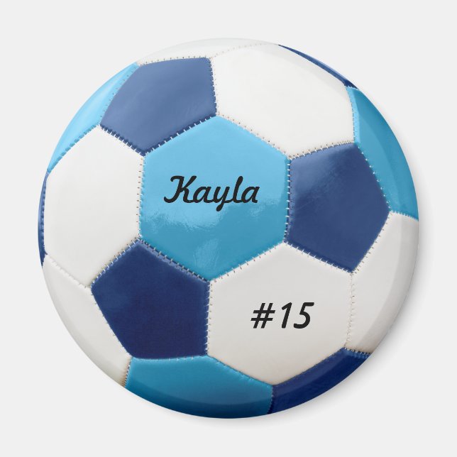 Aimant Blues de football (Devant)