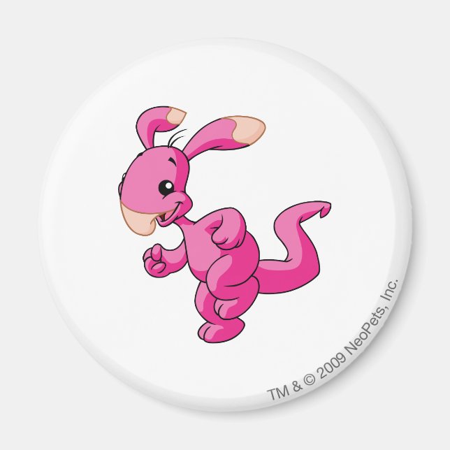 Aimant Blumaroo rose (Devant)