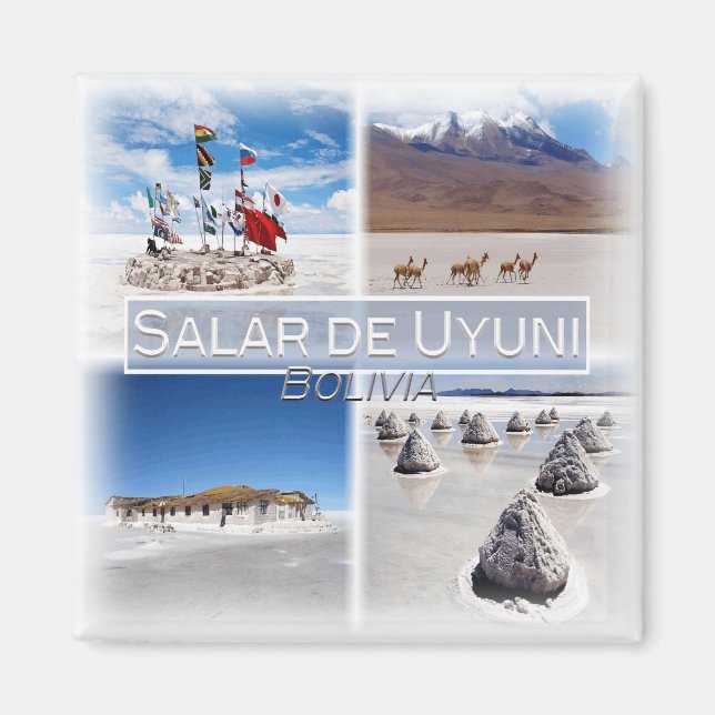 Aimant BO0023 Amérique, Amérique du Sud, Bolivie, Fridge (Devant)