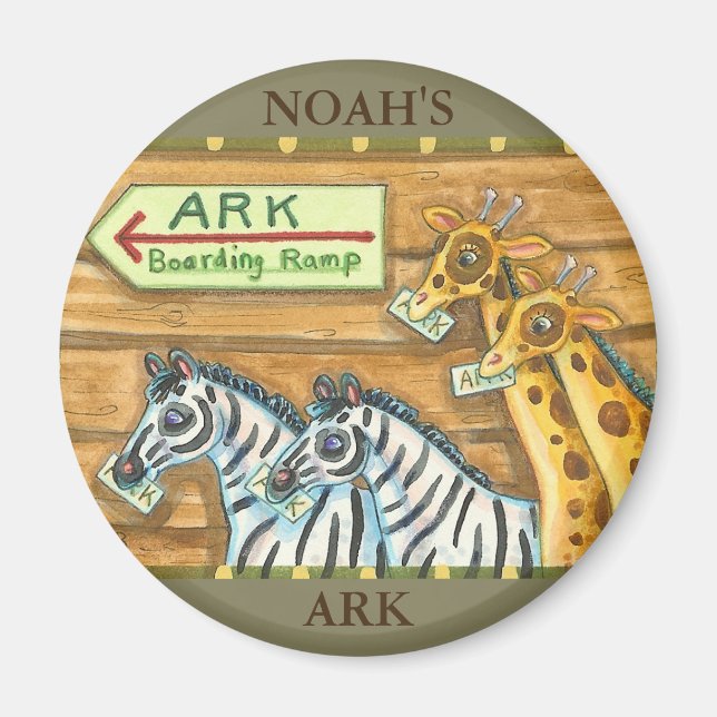 Aimant Boarding Pass Two By Two, Noah's Ark (Devant)