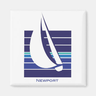 Aimant Boat Blues Carré_Newport