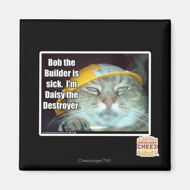 Aimant Bob le Builder est malade (Devant)