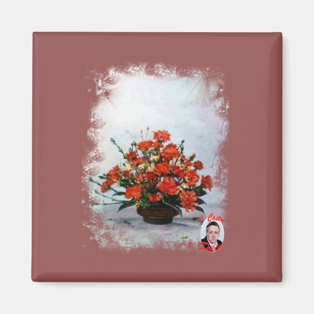 Aimant Bodegón de flores/Nature morte des fleurs (Devant)