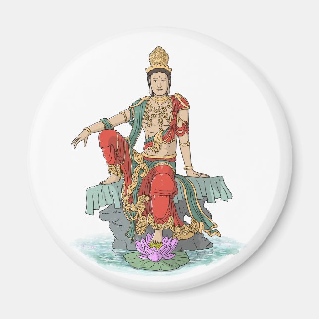 Aimant Bodhisattva de l'aimant de Compassion (Devant)