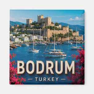 Aimant Bodrum Turquie Ville Côtière Patrimoine Côtier Egé