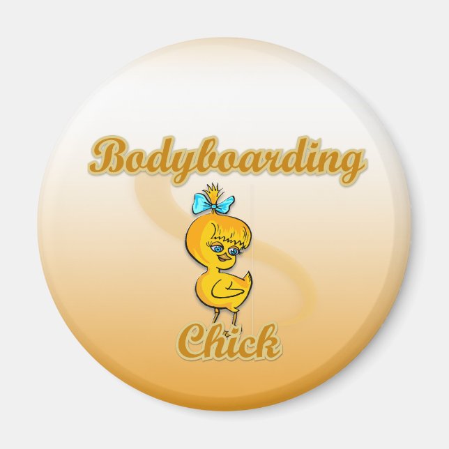 Aimant Bodyboard Chick (Devant)