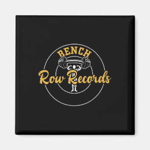 Aimant Bodybuilding Bench Row Records Gym Saym