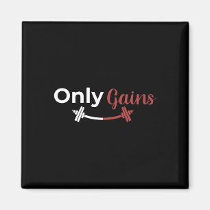 Aimant Bodybuilding Gym Gains seulement Drôle Entraînemen