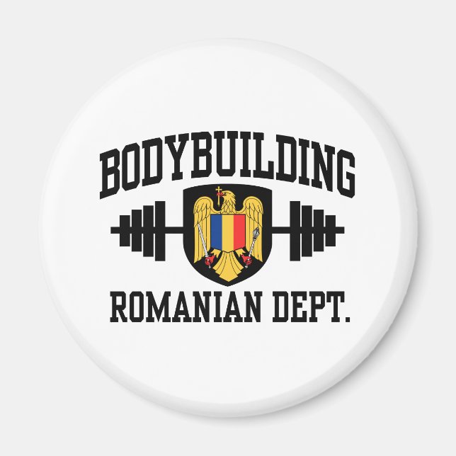 Aimant Bodybuilding roumain (Devant)