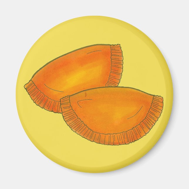 Aimant Boeuf épicé jamaïcain Patty Patty Jamaïque Pâtisse (Devant)