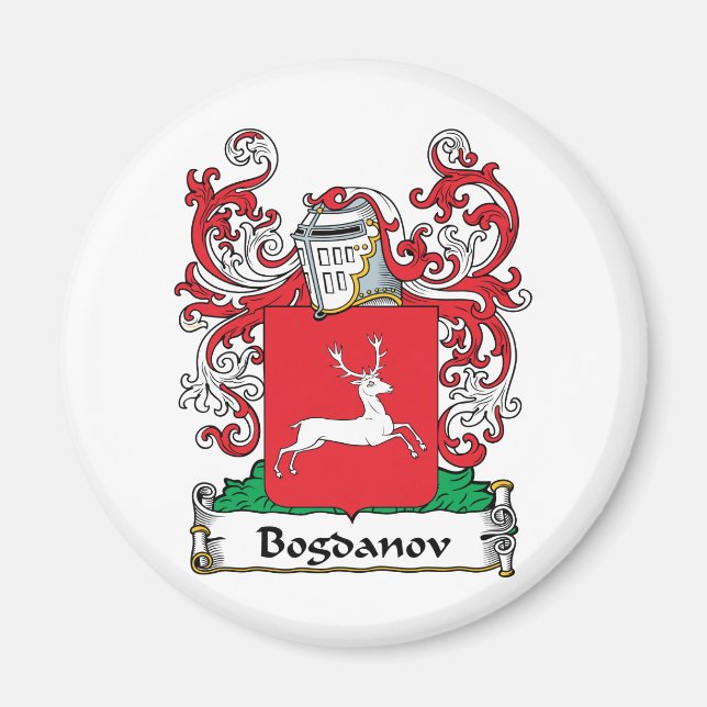 Aimant Bogdanov Famille Crest (Devant)