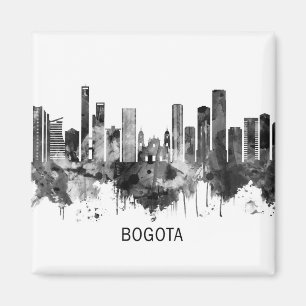 Aimant Bogota Colombie Skyline BW