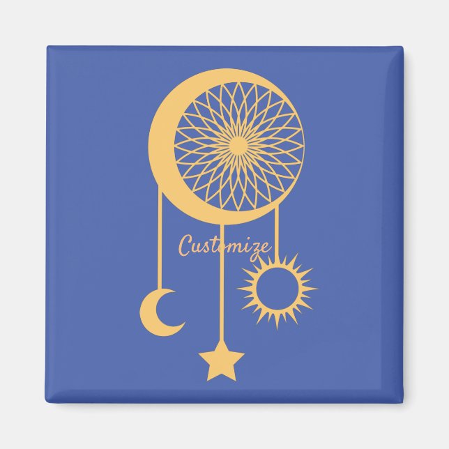 Aimant Bohemian Dream Catcher Thunder_Cove (Devant)