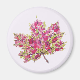 Aimant Boho couleur feuille d'automne