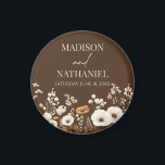 Aimant Boho Fleur sauvage Fleur sauvage Floral Jardin Mar<br><div class="desc">Ce sont des Magnets de mariage de fleurs sauvages Fleur sauvage de Boho !</div>