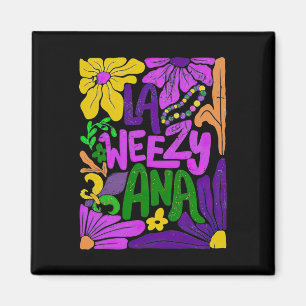 Aimant Boho La Weezy Ana Mardi Gras Coquette Bow Louisiic