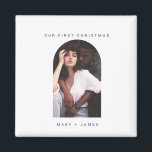 Aimant Boho Minimaliste arc | Photo de Merry and Married<br><div class="desc">Minimaliste Boho Arc | Magnet de photo Merry and Married</div>