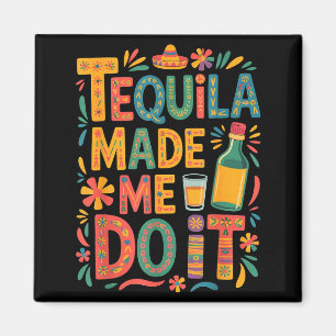 Aimant Boire de mayo cinq drôle de fête d'alcool