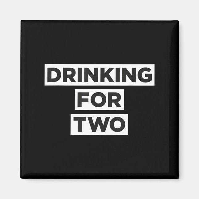 Aimant Boire pour deux  (Devant)