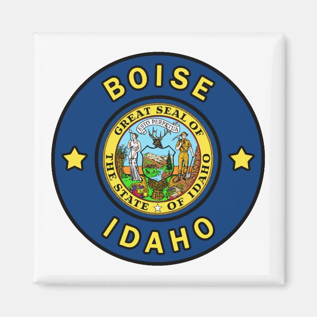 Aimant Boise Idaho (Devant)