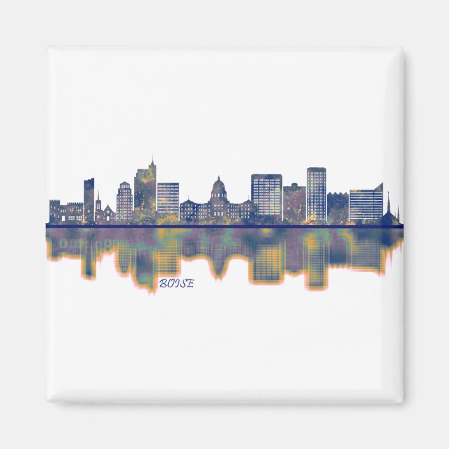 Aimant Boise Skyline (Devant)