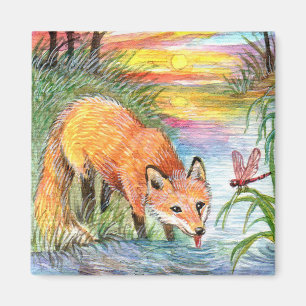 Aimant Boisson Fox par Riverside