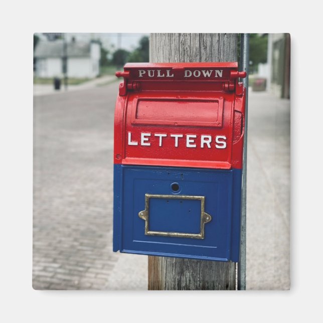 Aimant Boîte aux lettres vintage (Devant)