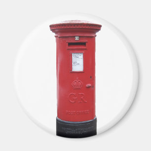 Aimant Boîte britannique rouge de courrier