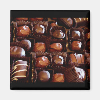 Aimant Boîte de chocolat, Chocolat-bonbon tentant