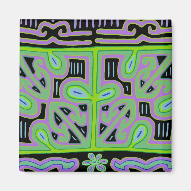 Aimant Boîte de musique Panama Mola (Devant)