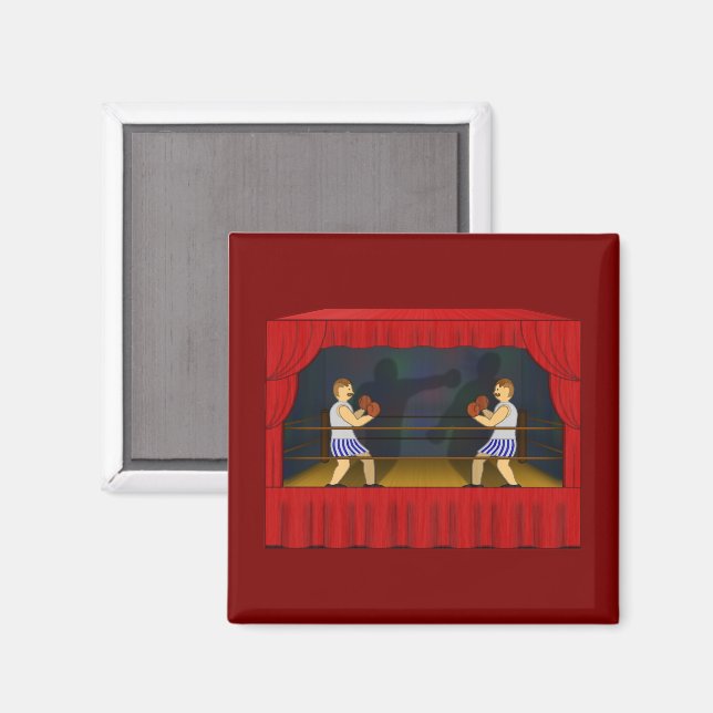 Aimant Boîte d'ombre - (Recto/Verso)