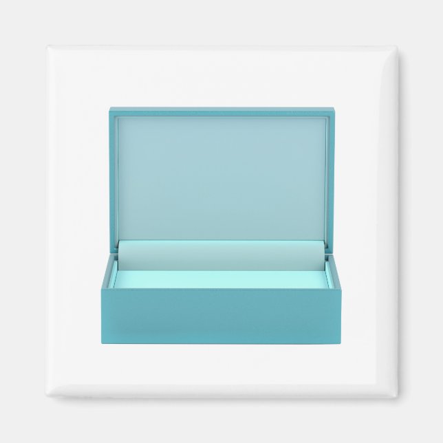 Aimant Boîte vide pour bijoux ou cadeaux (Devant)