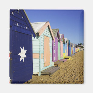 Aimant Boîtes de Bain, Plage de Middle Brighton, Port