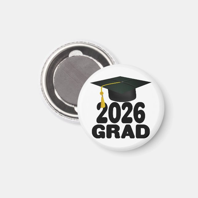 Aimant Bold Class of 2026 Graduation (Recto/Verso)