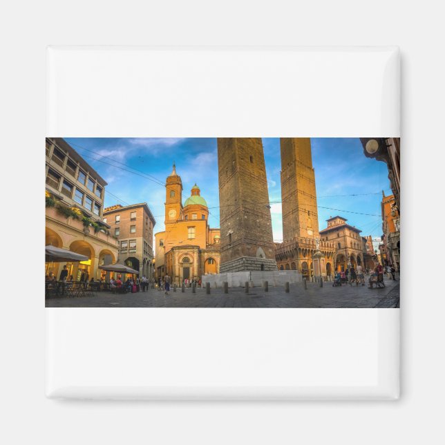 Aimant Bologne, Italie Les Deux Tours (Devant)