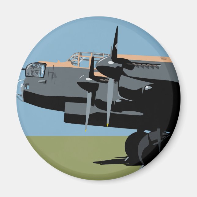 Aimant Bombe Lancaster Avro (Devant)