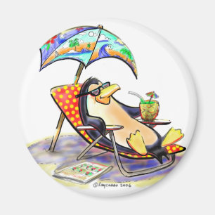 Aimant Bon à rien de plage