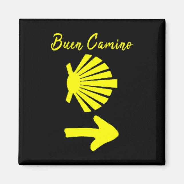 Aimant Bon Chemin De Saint-Jacques-de-Compostelle St. Jam (Devant)