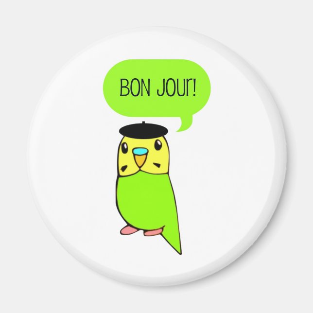 Aimant Bon Jour ! (Devant)