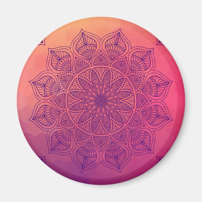 Aimant Bon mandala (Devant)