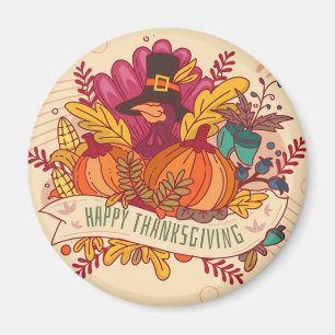Aimant Bon thanksgiving magnétique