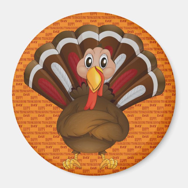 Aimant Bon thanksgiving meilleur (Devant)