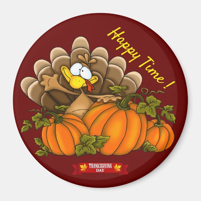 Aimant Bon thanksgiving meilleur (Devant)