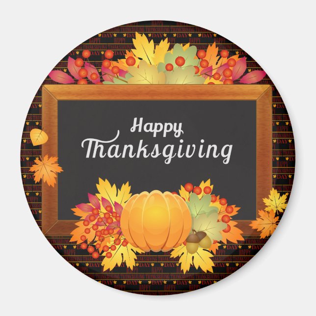 Aimant Bon thanksgiving meilleur (Devant)