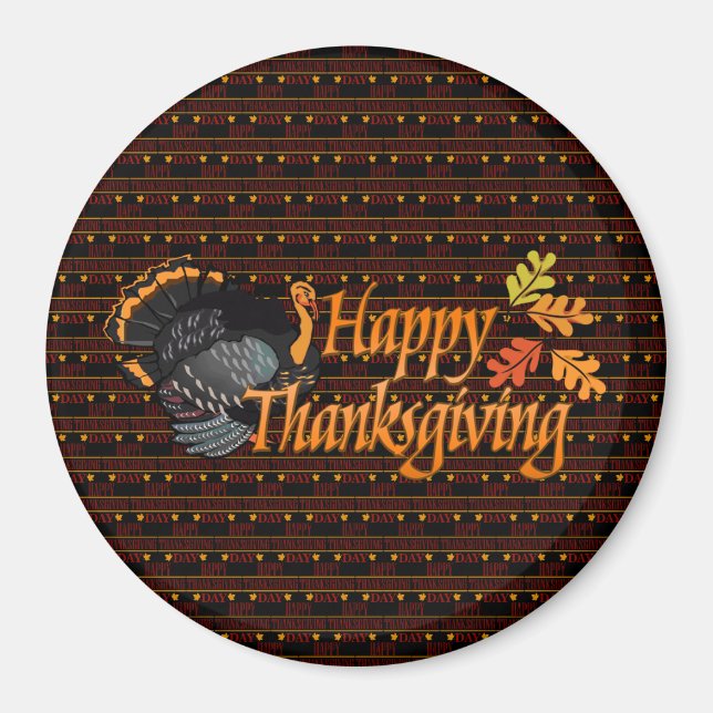 Aimant Bon thanksgiving meilleur (Devant)